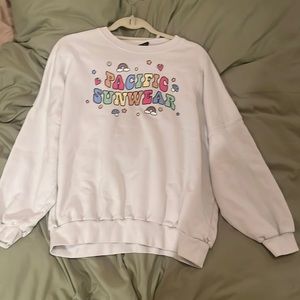 Pacific sunwear rainbow sweatshirt